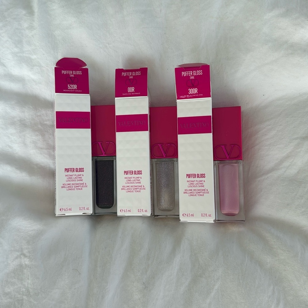 Valentino Puffer Gloss x3